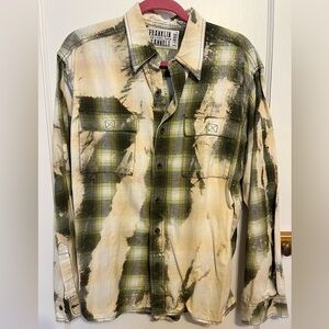 Franklin Flannel upcycled flannel shirt size large